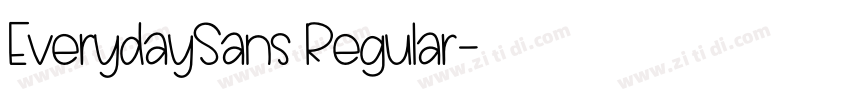 EverydaySans Regular字体转换
